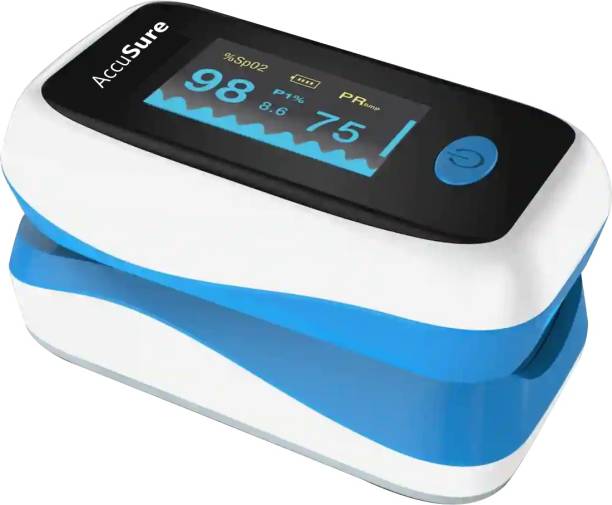 AccuSure AS09 Pulse Oximeter for measuring Blood Oxygen Saturation (SpO2) & Pulse Rate Pulse Oximeter
