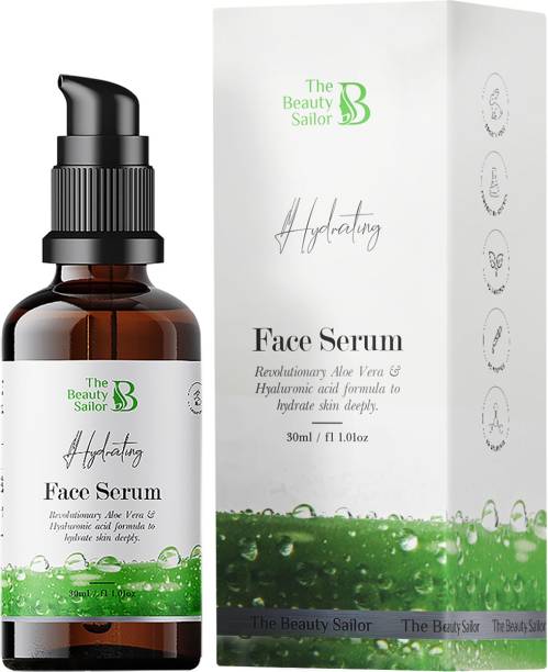 The Beauty Sailor Face Serum | Aloe Vera Skin Brightening Serum | Lightweight, Hydrating Formula | All Skin Types | No Paraben & No Sulphate