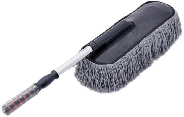 ATOOZED Car Cleaning Brush Mop Adjustable Car Duster Wet and Dry Duster