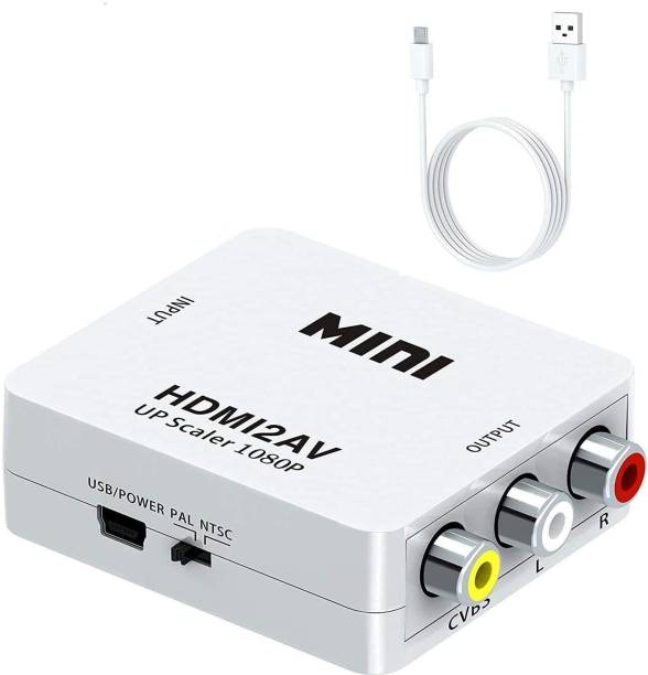 TERABYTE HDMI TO AV UP Scaler Full HD 720/1080p HD Video Converter Selector Box Media Streaming Device Media Streaming Device