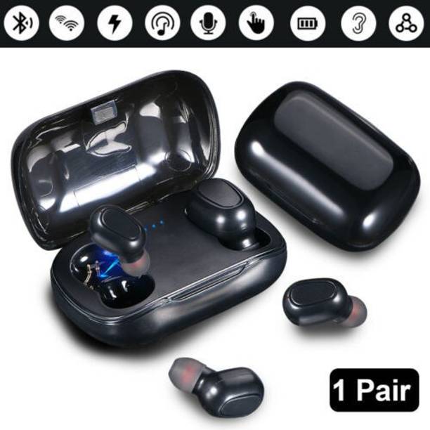 Top to make headset cheap price 5stars Flipkart in India 84 Sunnybuy TWS Earbuds, 5.0 Noise Cancelling with Dual Microphones Bluetooth Headset