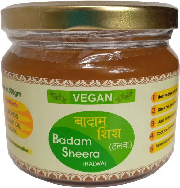 NANDINEE WOODLANDS EMART Vegan Badam Sheera (Halwa) 300 g