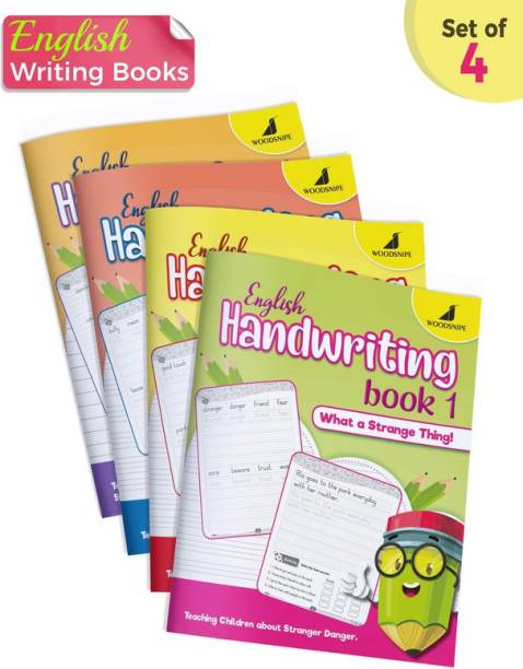 English Handwriting Practice | Normal Font | English Writing Books | Story Writing For Kids | Develop Social Awareness Skills In Children | Activities - Join The Dots, Line Tracing, Maze | Set Of 4
