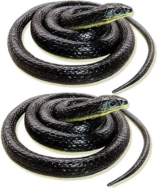 Toyporium Rubber Snake Gag/Prank Toy - Grn-St (Multicolor) Snake Gag Toy
