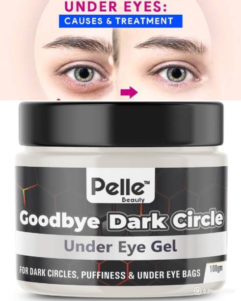 Pelle Beauty Good Bye Dark Circle Under Eye Gel – For Dark Circle Puffiness & Under Eye Bags (Black) : (100GM).