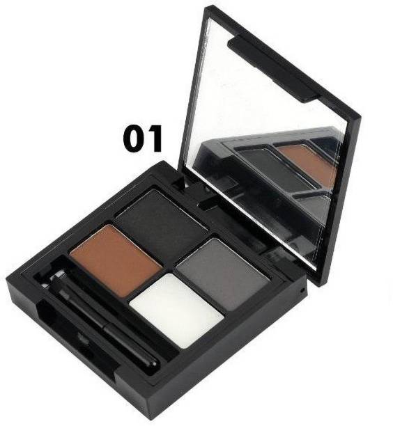 SWISS BEAUTY Eyebrow Palette| Shape My Brow, 3 Brows Powder and 1 Wax Cream, Eye Makeup, Shade-01 ,5 gm 5 g (Shade-01) 5 g