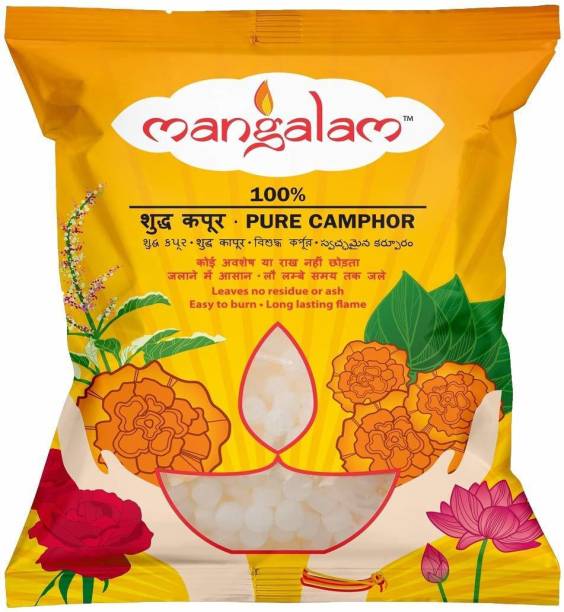 MANGALAM Camphor Tablet 500g Pouch - Pack of 1