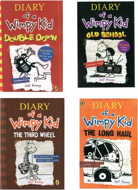 Set Of4(Four)Books -Diary Ofa Wimpy Kids