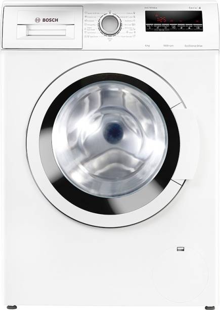 BOSCH 6 kg Fully Automatic Front Load Washing Machine with In-built Heater White