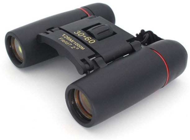 Grizzly Peak Compact Folding 30x60 Day and Night Binoculars 