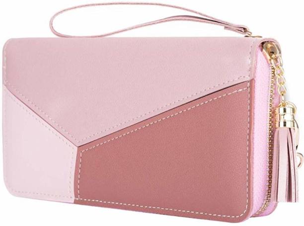 Casual Pink  Clutch  - Regular Size Price in India