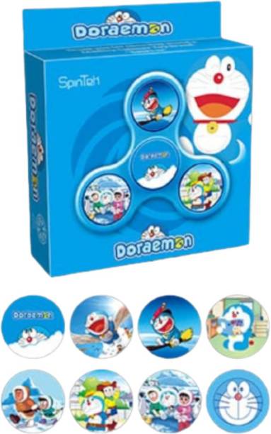 TOYICO! Doraemon Cartoon Fidget Hand Spinner Toy - (Pac...
