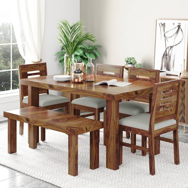 Teak Wood Dining Table Buy Teak Wood Dining Table online at Best