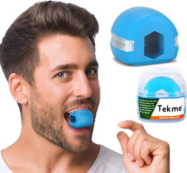 tekme J01 Jaw exerciser [1 Piece] define your jawline, Slim & tone your face, Look younger & healthier with Neck rope Jawline Massager