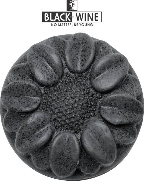 black wine Handmade Goat Milk Charcoal Soap For Women & Men.