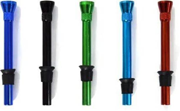 SEPARATE WAY Shooter 12 cm (Pack of 5) Aluminium Inside Fitting Hookah Mouth Tip