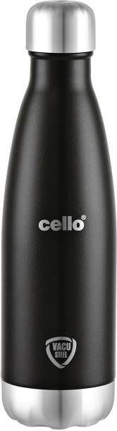 cello Duro Tuff Steel Swift DTP Coating Double Walled Stainless Steel 500 ml Bottle