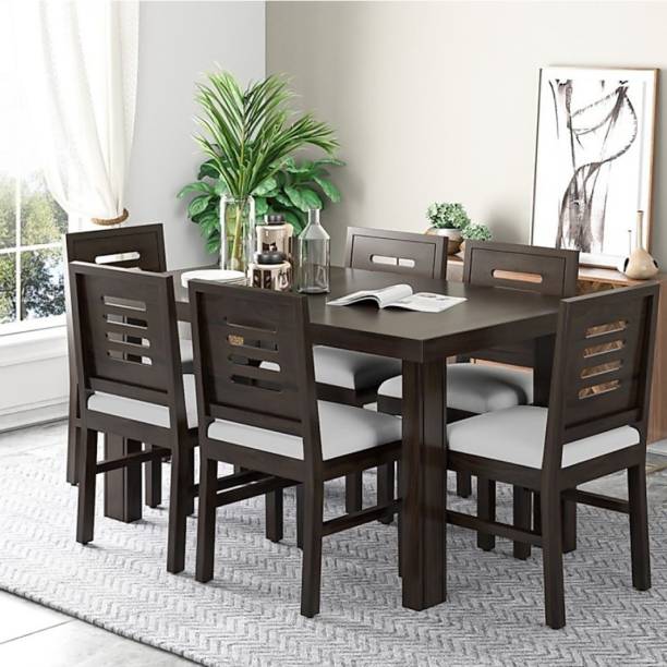 Sheesham Wood Dining Table, Sheesham Dining Table And 6 Chairs