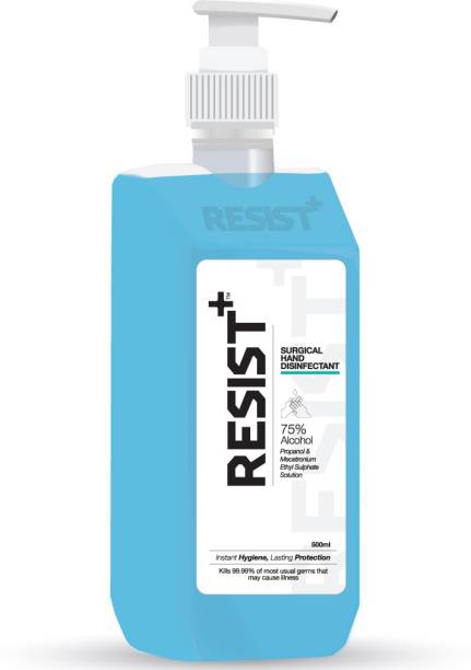 RESIST+ 70% Ethanol-based  500ml Hand Sanitizer Pump Dispenser