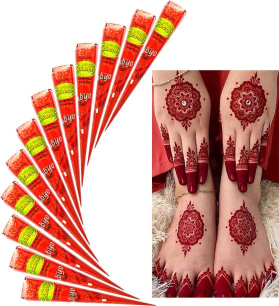 VIMAL s Sehnaaz Rubyo Instant Henna Cone Synthetic Mehendi
