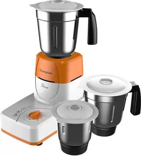 Crompton kitchen mixer grinder ACGM-DS51 500 500 Mixer Grinder (3 Jars, Orange)