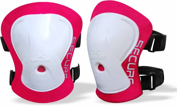 Jaspo Secure Hybrid Elbow Guards for Skating, Cycling for All Age Groups - Medium Size Skating Elbow Guard