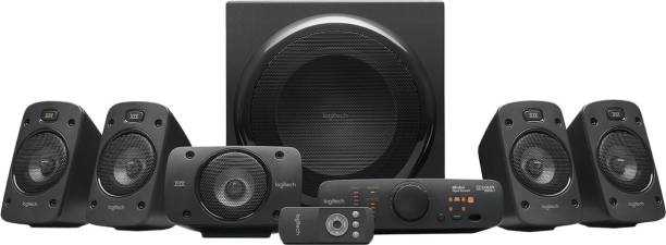 Logitech Z906 5.1 BT Surround Sound Speakers, THX, Dolby & DTS, With Remote 1000 W Home Theatre