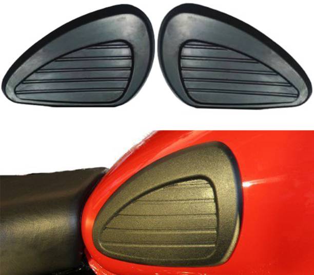 Ramanta Petrol Tank Rubber Knee Pads Sticker for Royal Enfield Classic Bullet Standard Electra Models Bike Tank Pad