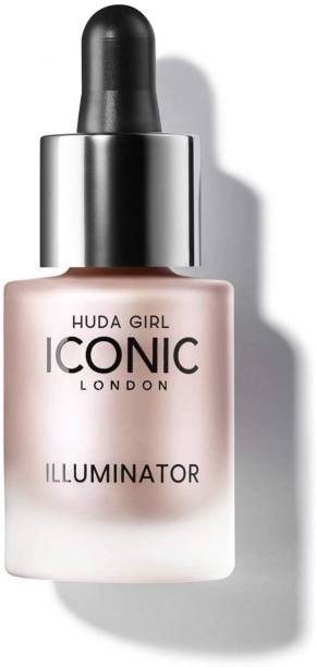 Huda Girl Iconic Highlighter London Beauty Girl With Chrome illuminator ( Shine Shade ) Highlighter