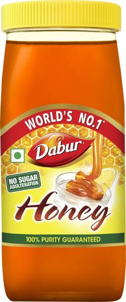 Dabur 100% Pure World's No.1 Honey Brand with No Sugar Adulteration