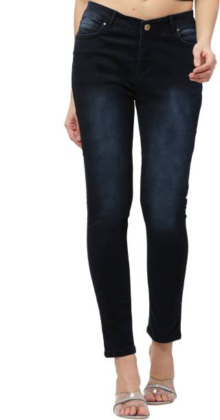 Zeston Regular Women Dark Blue Jeans