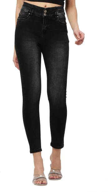 Zeston Slim Women Black Jeans