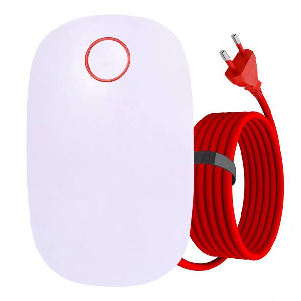 Fedus Water Tank Overflow Alarm Siren with Voice Sound, Wired Sensor Security System Water Alarm Bell with free water sensor,Oval Shape Wired Sensor Security System