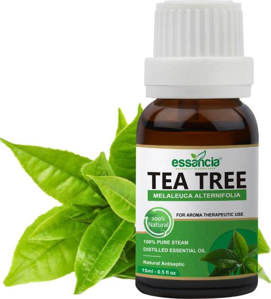 essancia Tea Tree Essential Oil for Face, Hair Care, Skin Care, Acne, Scalp, Foot, Toenails, Pimples, Dandruff, and Aromatherapy. 100% Pure, Natural, Undiluted and Therapeutic Grade Essential Oil