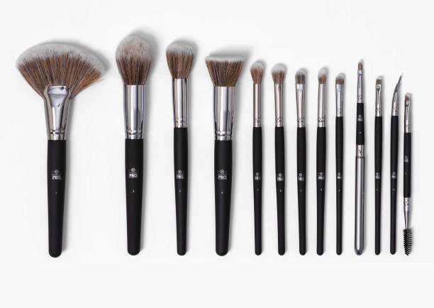 LUXAZA bhcosmetics Studio Pro Makeup Brush Set (Black)13pcs