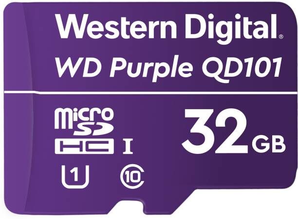 Western Digital QD101 32 GB MicroSD Card Class 10 100 Mbps  Memory Card
