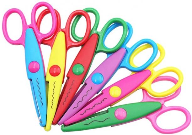 MEHRANSH 6 Zig Zag Scissors for Kids Scissors