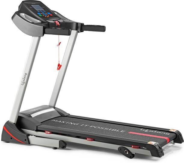 Lifelong Fit Pro Treadmill 4.5 HP Peak Max Speed 14km/hr |3 level Manual Incline(Video Call Installation Assistance) Treadmill