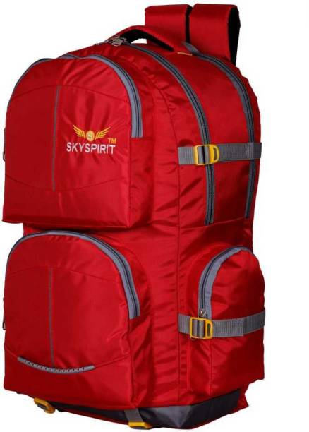 SkySprit super premium heavey duty 55 L Travelling Waterproof Travel Backpack for Outdoor Sport Hiking Rucksuck 55 L Laptop Backpack
