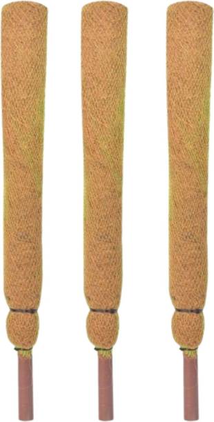 anujdecor Coco Pole 3FT(3Pc) Moss & Coir Stick for Money Plant ,Indoor & outdoor Plant Garden Mulch