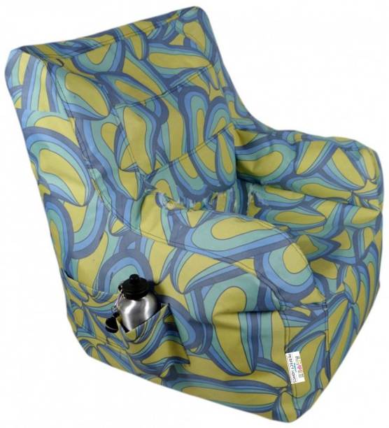 Flipkart Perfect Homes Studio XXXL ARM Bean Bag Chair  With Bean Filling