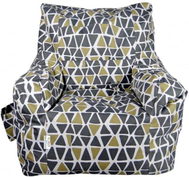 Flipkart Perfect Homes Studio XXXL Bean Bag Chair  With Bean Filling