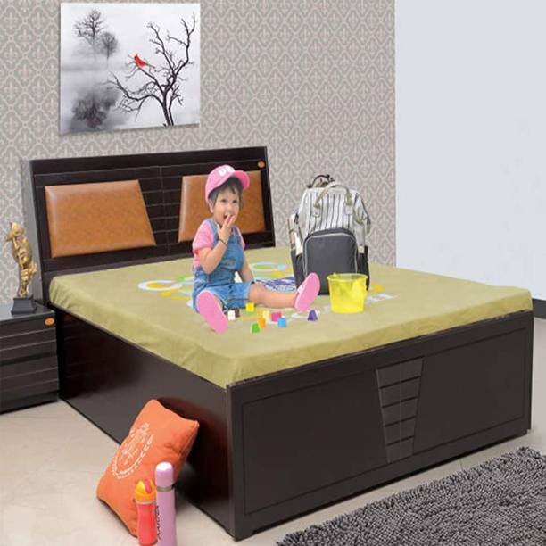 ELTOP Wooden Furniture Queen Size Bed with Box Storage Engineered Wood Queen Box Bed
