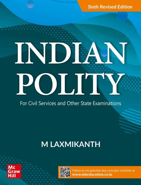 Indian Polity ( English| 6th Revised Edition) | UPSC | Civil Services Exam | State Administrative Exams with 2 Disc