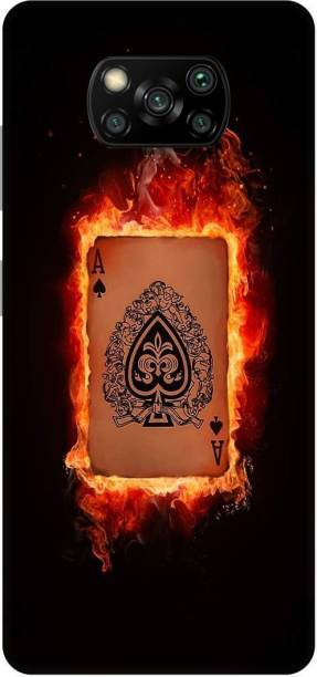 THESTONEWELL Back Cover for Poco X3 playing cards games back cover cases cover