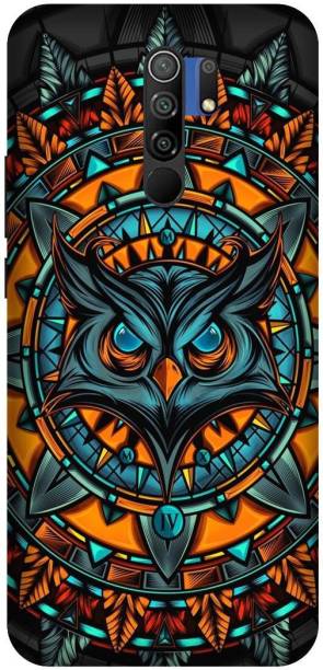 Yoprint Back Cover for Mi Poco M2 owl pattern art Printed back Cover