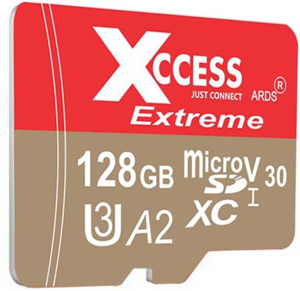 XCCESS MMC 128 GB MicroSDHC Class 10 1000 MB/s  Memory Card