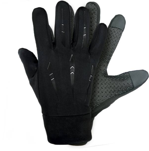 zaysoo Waterproof Winter Outdoor Gloves Athletic Touch Screen Gloves Riding Gloves BLACK Riding Gloves