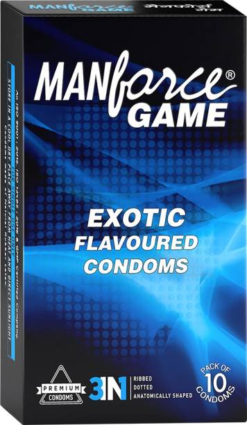 MANFORCE 3 IN 1 Games, Exotic Flavoured Condom
