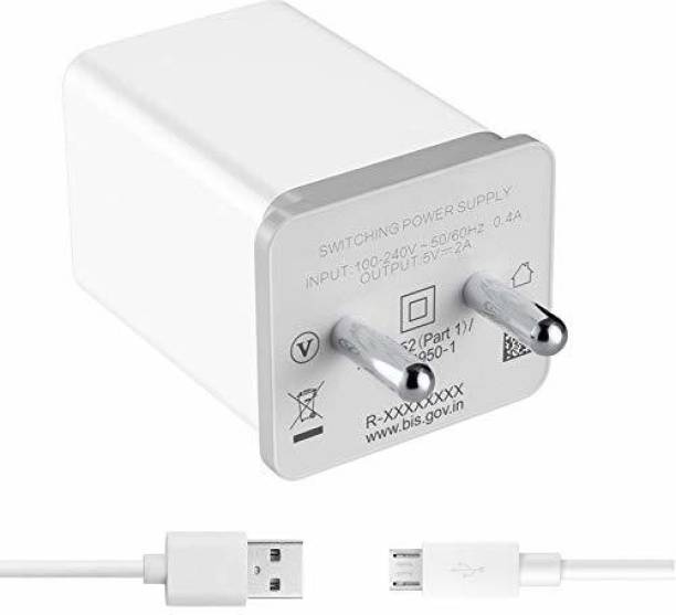 MIFKRT Wall charger Accessory Combo 2 W 2 A Mobile Charger with Detachable Cable